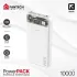 Fantech T1 10000 mAh Mini Power Bank with Fast Charging White/Black